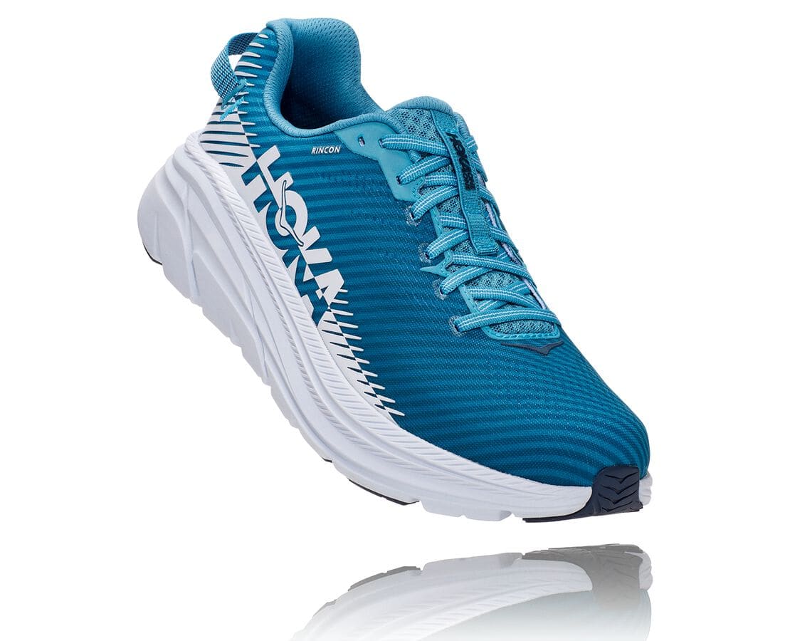 Pantofi De Mers Hoka One One Rincon 2 Barbati - Albastri / Albi | Romania PTDM51726